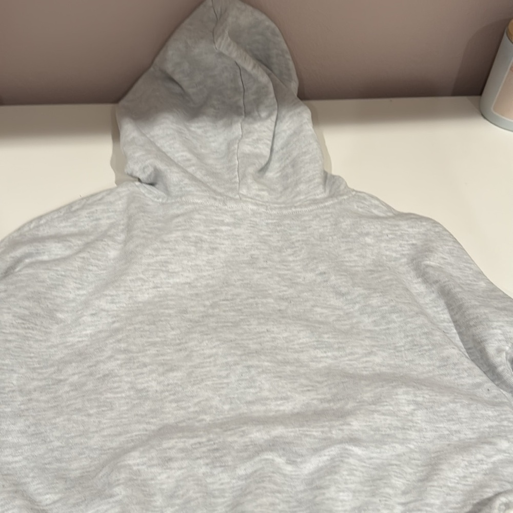 Garage Light Gray Cocoon Zipper Hoodie Cropped - Picture 5 of 5